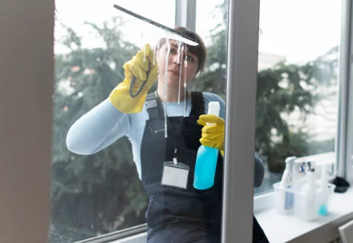 Nettoyage de vitres intérieures et extérieures à Château-Thébaud